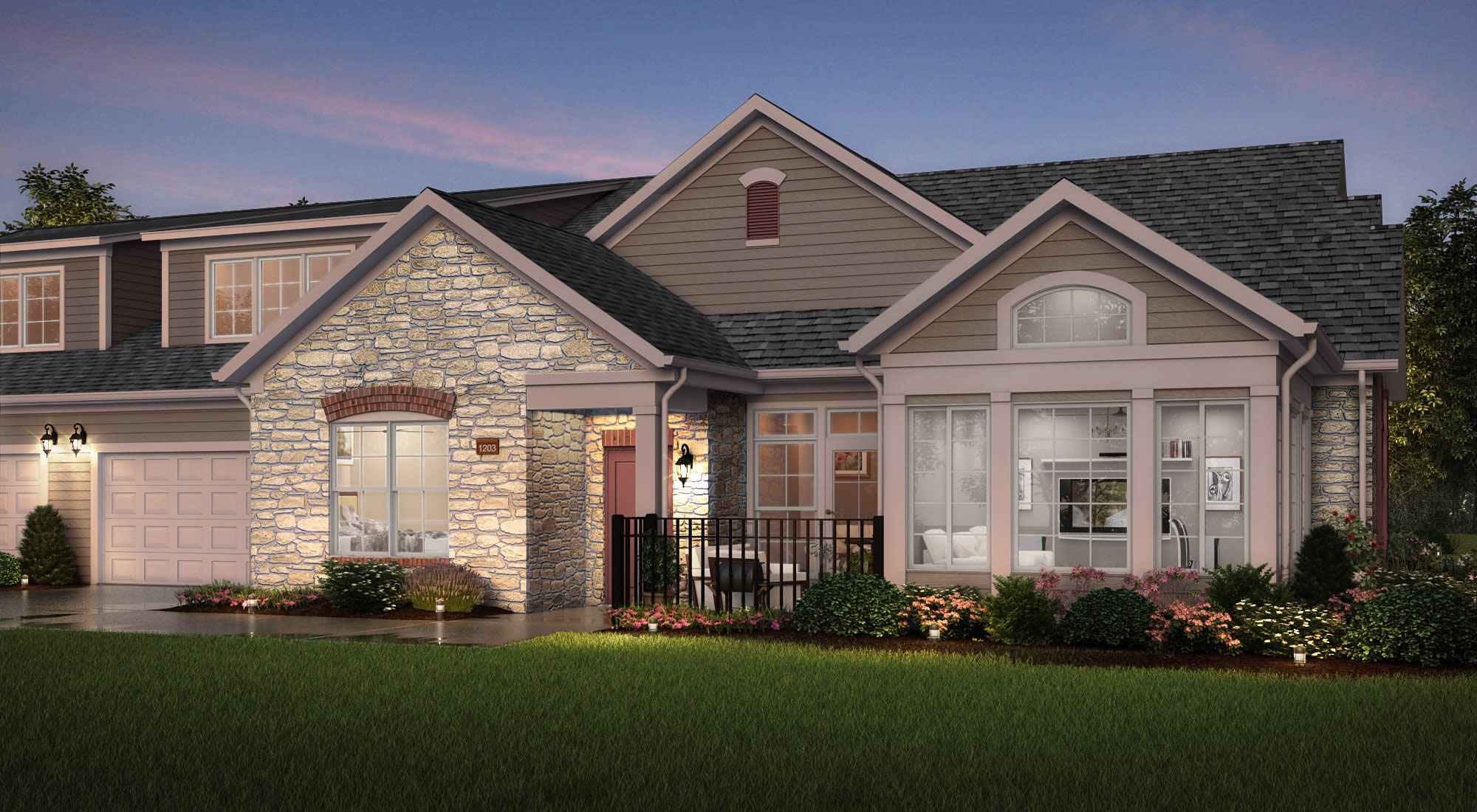 Epcon Homes and Communities The Abbey Interactive Floor Plan