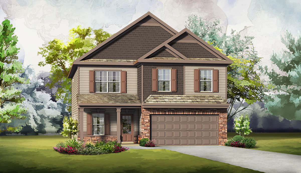 Smith Douglas Homes The Buffington Interactive Floor Plan