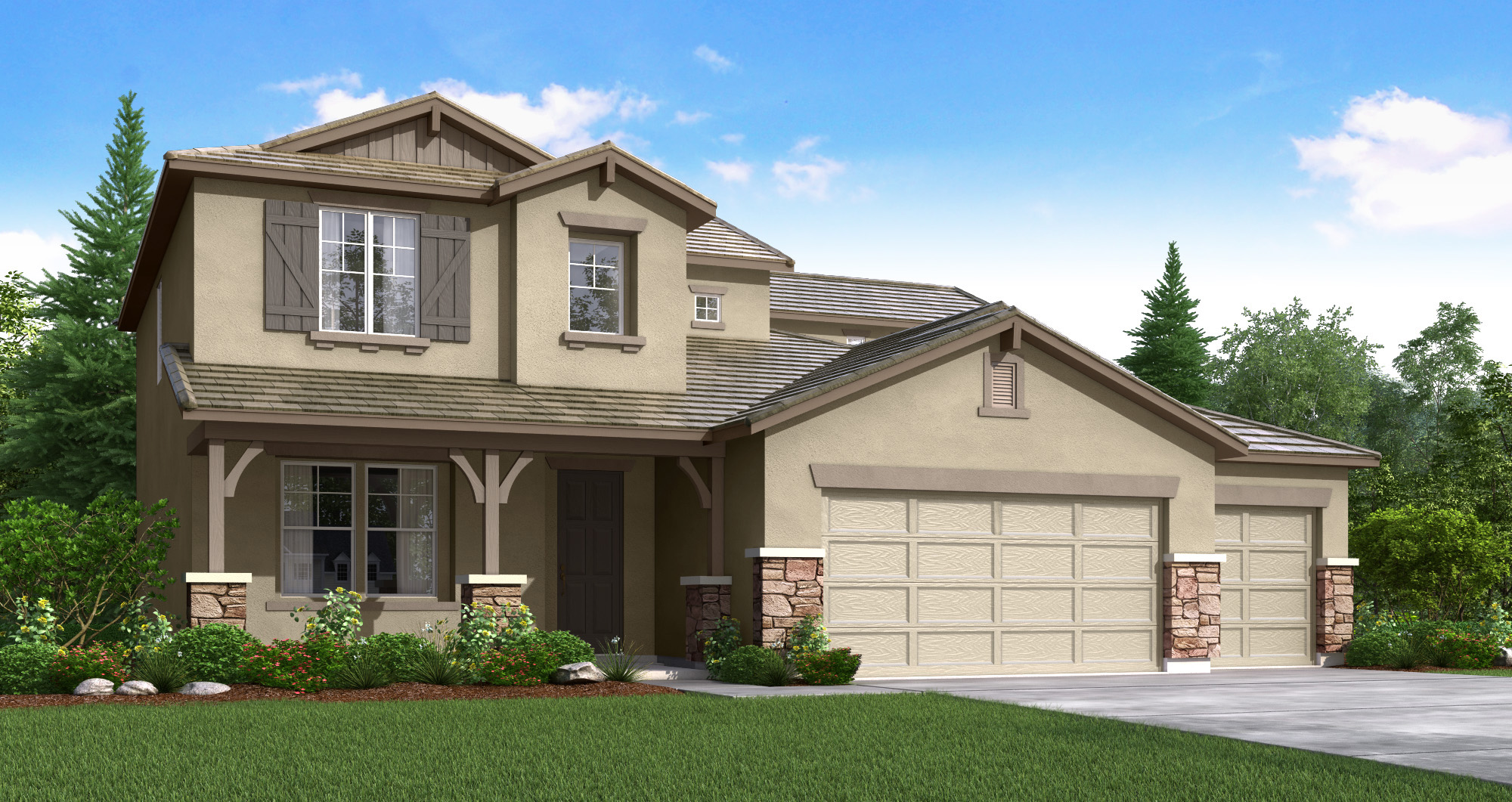 Woodside Homes PINEHURST / PLAN 5044 Interactive Floor Plan